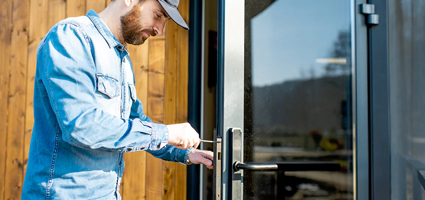 Frameless Glass Storefront Door Locks Replacement in Menifee, CA